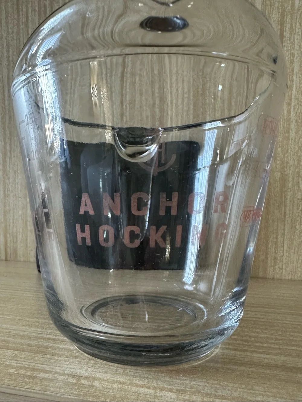 Anchor Hocking • small glass measuring cup • 1 cup measuring